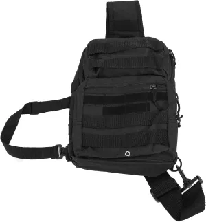 FILFEEL Camping Sling Bag, Outdoor Hiking Pack, Shoulder Bag Chest Pack, 600D Oxford Fabric, Sling Pack for Carry, Sport, Water Bag, Protective Gear, Phone, Food with Mesh
