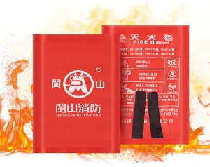 Fire Blanket Fiberglass Fire Emergency Blanket Flame Retardant Blanket Suppression Blanket Emergency Survival 1mx1m for Kitchen Fireplace Car Warehouse Office