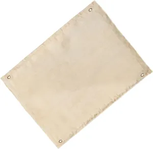 Fireproof Mat for Fire Pit Fiberglass Fire Resistant Mat Outdoor BBQ Accessory Reinforced Eyes