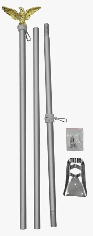 Flags Importer 6ft Aluminum Pole – Eagle