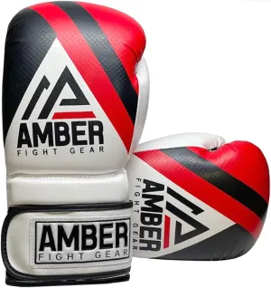 Fury Boxing Gloves - Kickboxing, Muay Thai Training Gloves, Sparring Punching Bag Mitts, Durable PU, Shock-Absorbing Foam Core, Non-Slip Wrist Support, Multi-Sport Glove