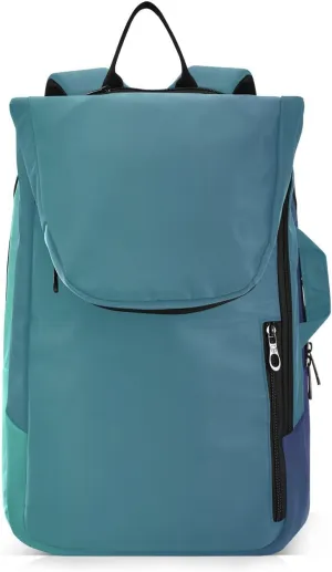 GAIGEO Turquoise Blue Purple Gradient Pickleball Bag, Large Capacity Gifts for Pickleball Lovers, Various Storage Methods