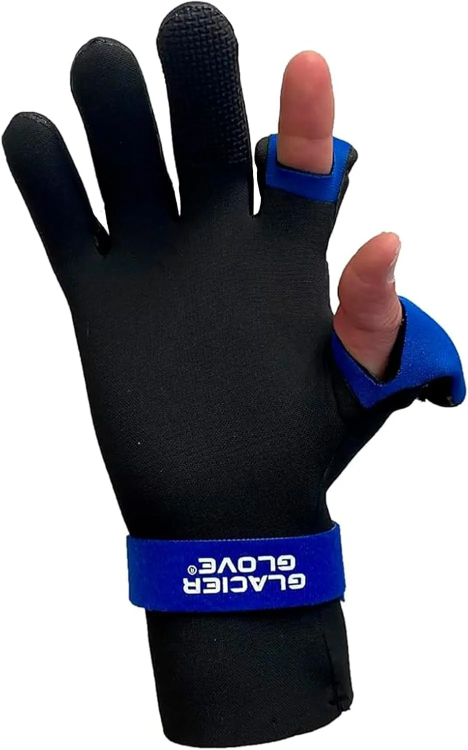 Glacier Glove Unisex Pro Angler Waterproof Flexible Fleece Lined Resistant Neoprene Touchscreen Slit Finger Winter Fishing Hunting Outdoor Protective Glove
