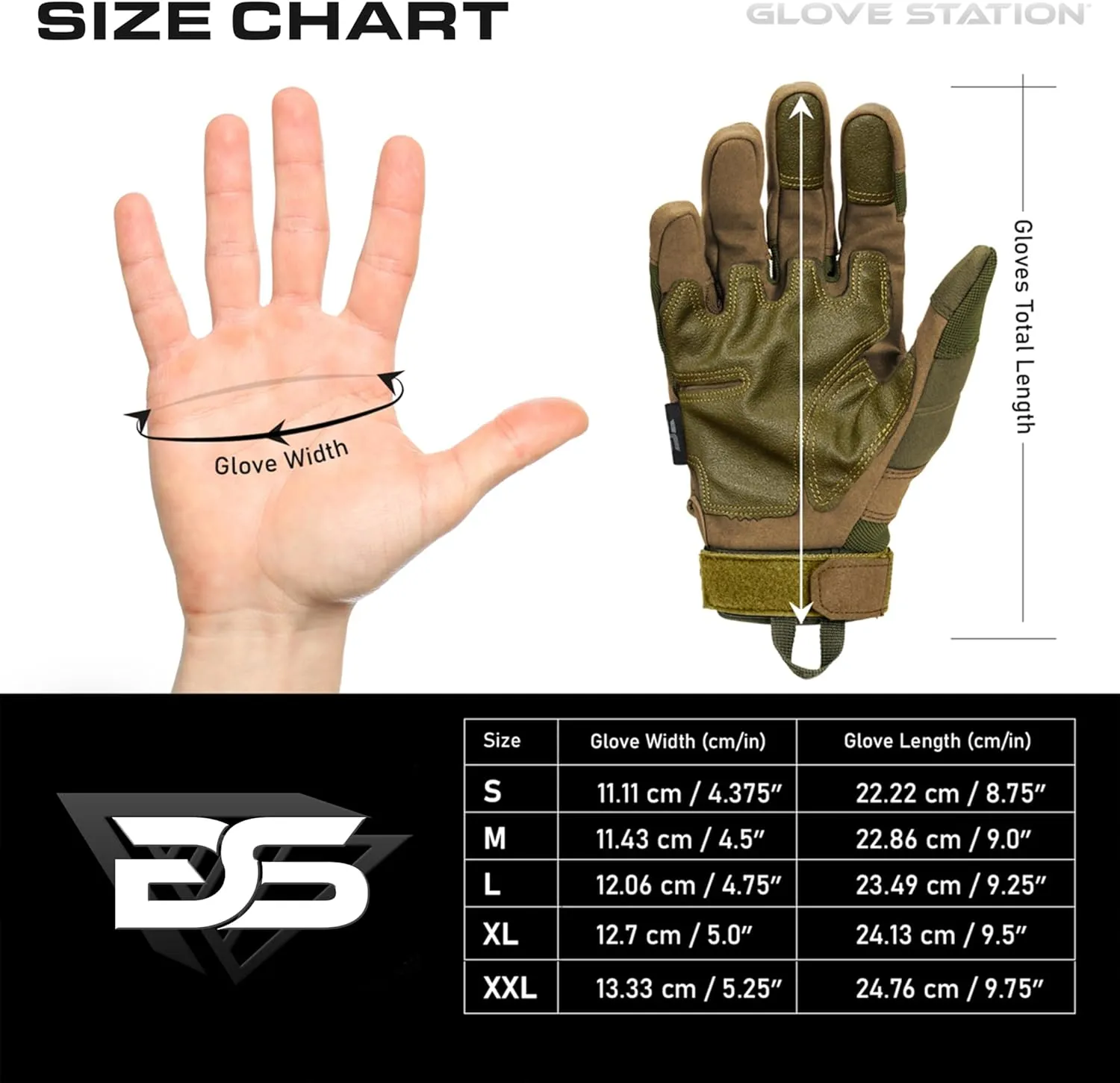 Glove Station - Tactical Shooting Hard Knuckle Gloves for Men and Woman with Touchscreen Fingers - Durable and Comfortable Hand-Gear for Outdoor Work Shooting and Hunting