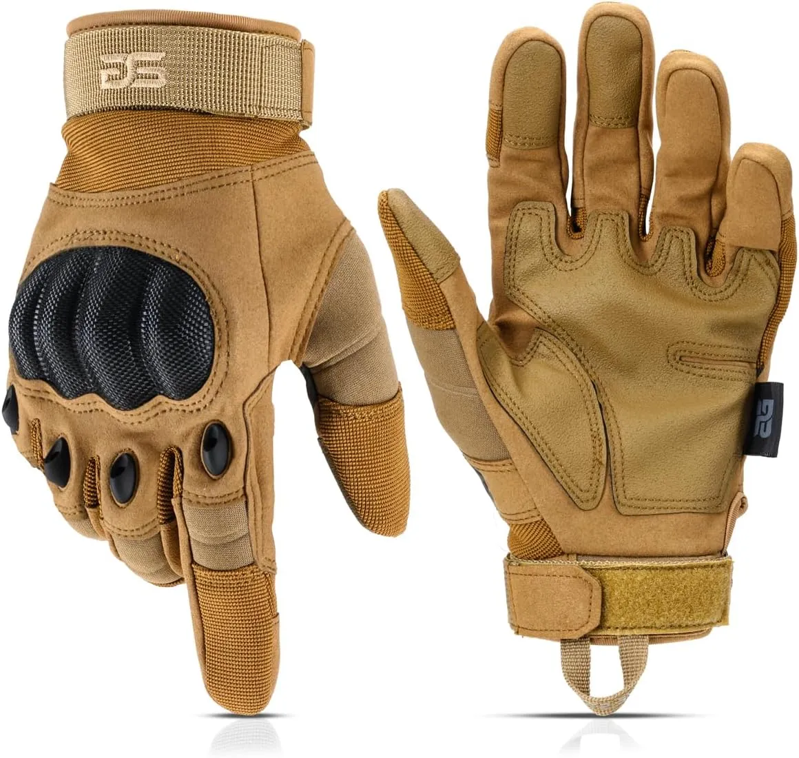 Glove Station - Tactical Shooting Hard Knuckle Gloves for Men and Woman with Touchscreen Fingers - Durable and Comfortable Hand-Gear for Outdoor Work Shooting and Hunting