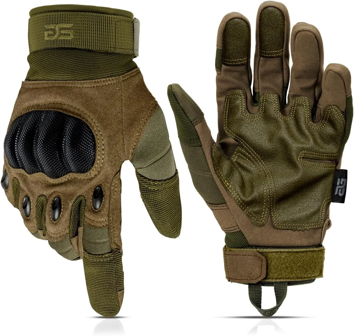 Glove Station - Tactical Shooting Hard Knuckle Gloves for Men and Woman with Touchscreen Fingers - Durable and Comfortable Hand-Gear for Outdoor Work Shooting and Hunting