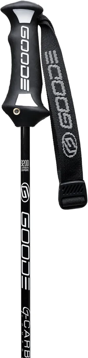 GOODE G Carbon Ski Poles – Ultra-Lightweight & Durable Carbon Fiber – Superior Balance – Shock Absorbing – High-Performance Downhill Ski Poles for Men & Women - Pair
