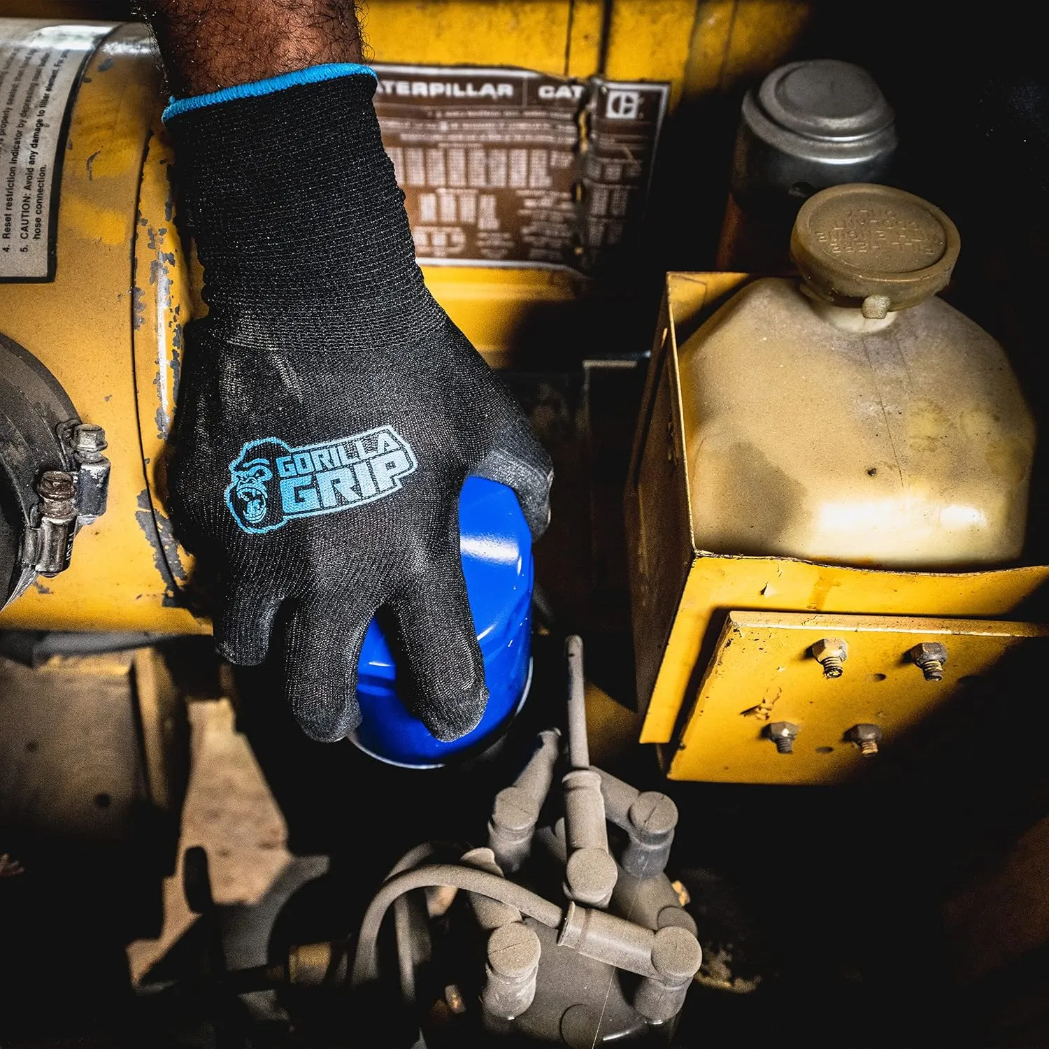 Gorilla Grip Slip Resistant Work Gloves 25 Pack , Large