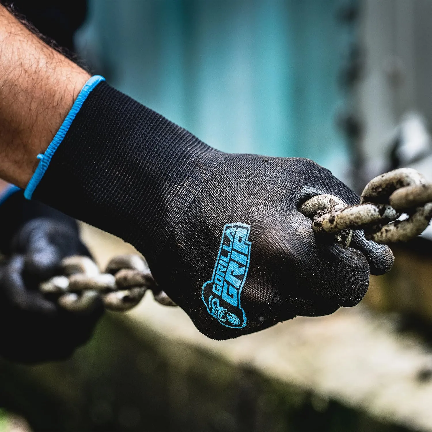 Gorilla Grip Slip Resistant Work Gloves 25 Pack , Large