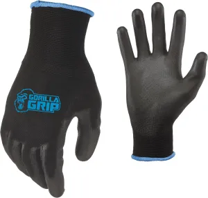 Gorilla Grip Slip Resistant Work Gloves 25 Pack , Large