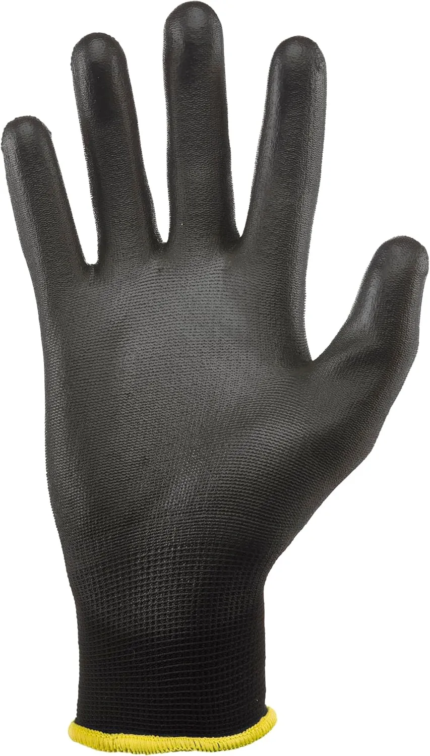 Gorilla Grip Slip Resistant Work Gloves 5 Pack, Medium