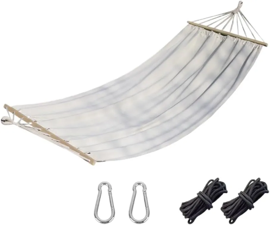 Hammock Hammock Outdoor Single Double Anti-Rollover Portable Camping Outdoor Detachable and Washable Hanging Chair Hammocks for Outside(B)