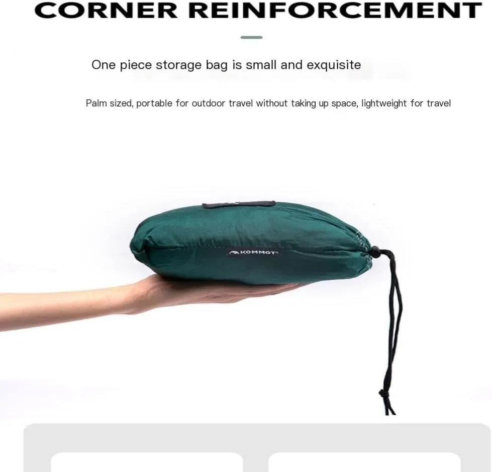 Hammock Muche Outdoor Camping Anti-Rollover Hammock Adult Outdoor Swing Ultra-Light Portable Double Hanging Chair Hammocks for Outside(D)