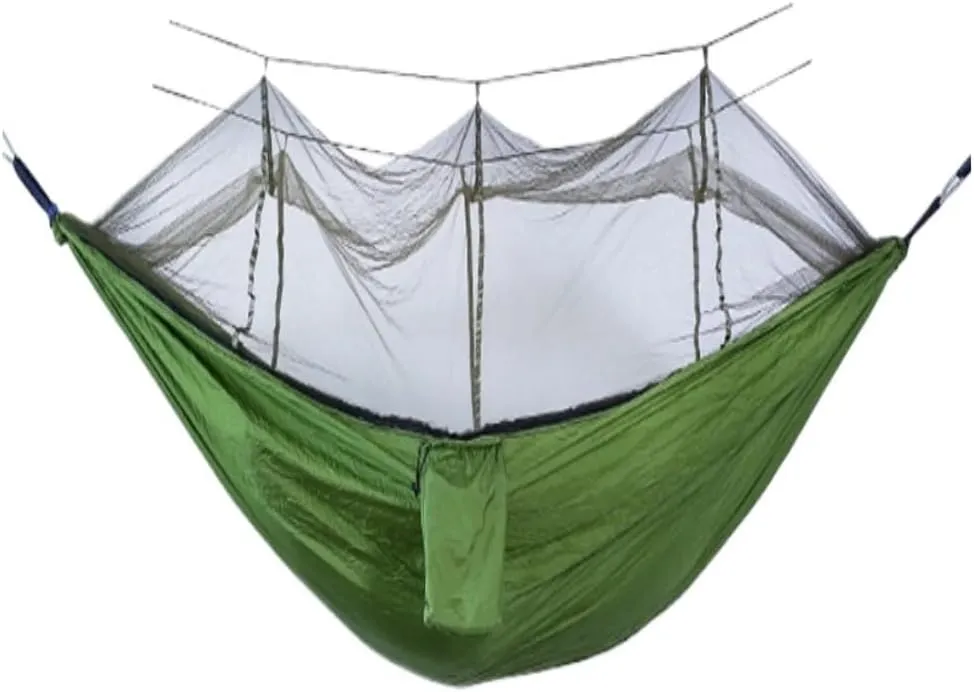 Hammock Outdoor Portable Camping Single Double Mosquito Net Hammock Anti-Mosquito Camping Mesh Mosquito Net Hammock Hammocks for Outside(A)