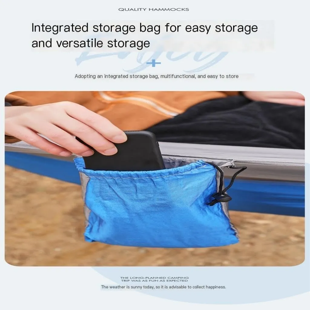 Hammock Outdoor Portable Camping Single Double Mosquito Net Hammock Anti-Mosquito Camping Mesh Mosquito Net Hammock Hammocks for Outside(A)