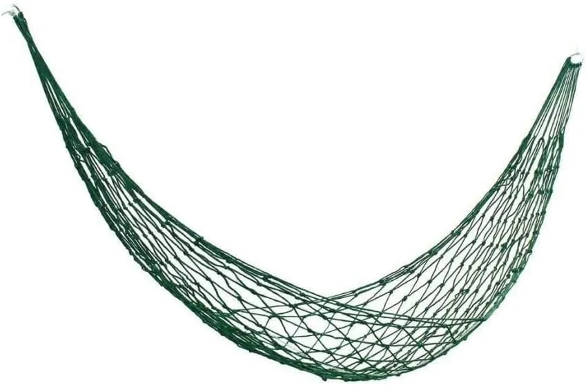 Hammock Outdoor Supplies 9-Strand Nylon Rope Hammock Portable Camping Leisure Mesh Hammock Swing Rope Hammock Hammocks for Outside