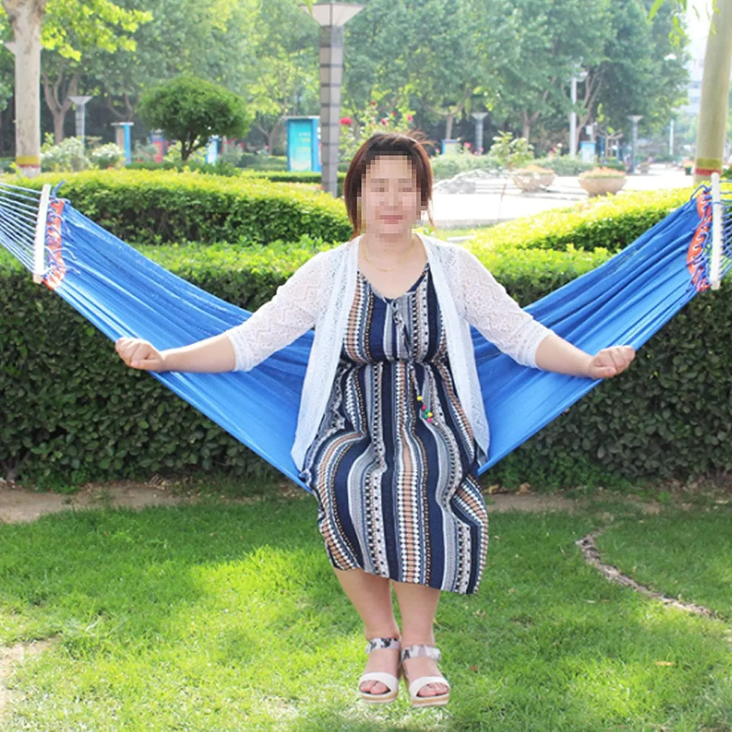 Hammocks for Outside Hanging Camping Hammock Breathable Casual Mesh Lightweight Nylon Camping for Indoor Outdoor Travel Hiking Beach Hammock Camping