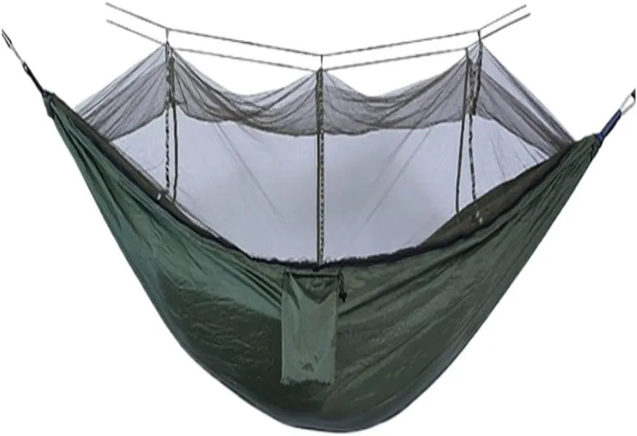 Hammocks Outdoor Portable Camping Single Double Mosquito Net Hammock Anti-Mosquito Camping Mesh Mosquito Net Hammock Camping Hammocks(C)