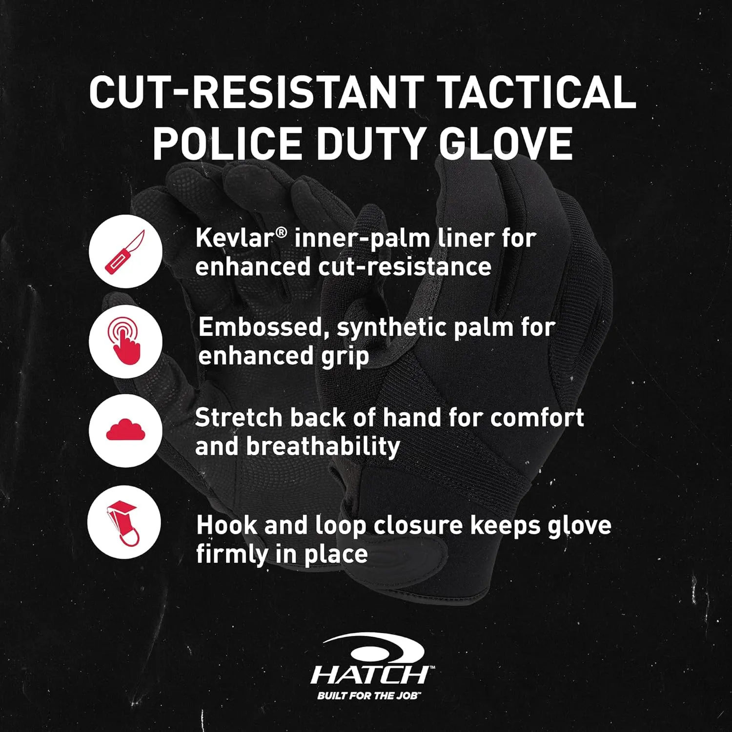 HATCH StreetGuard with Kevlar Cut Resistant Glove