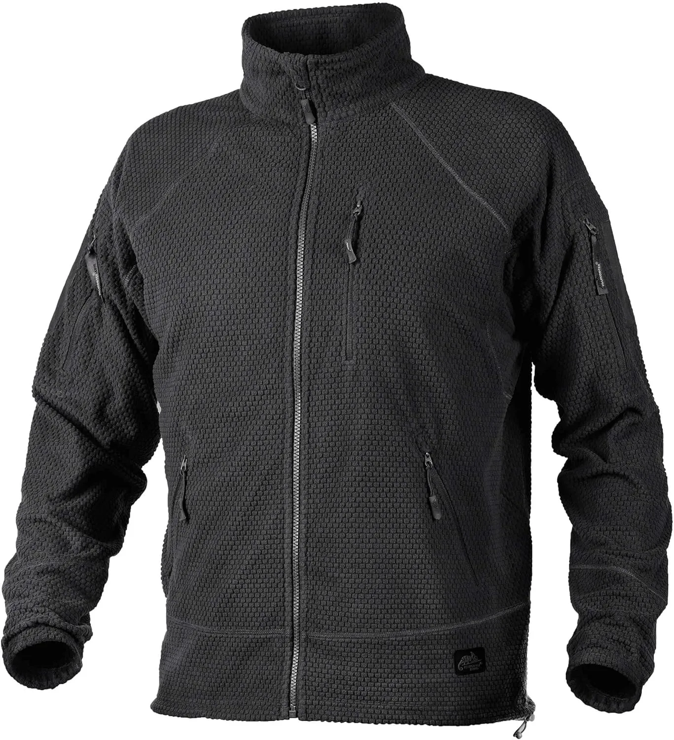 Helikon Men's Alpha Tactical Jacket Grid Fleece Black Size XXL