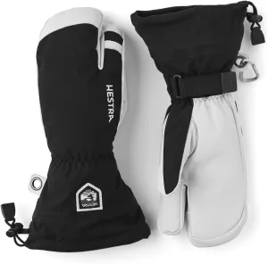 Hestra Army Leather Heli Ski Glove, 3-Finger Snow Glove for Skiing & Snowboarding for Men & Women