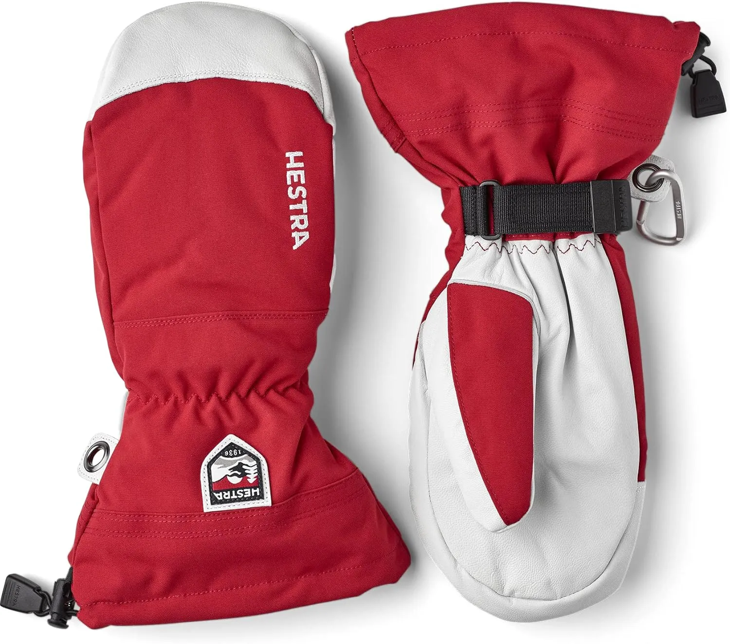 Hestra Army Leather Heli Ski Mitt, Snow Mitten Glove for Skiing & Snowboarding for Men & Women