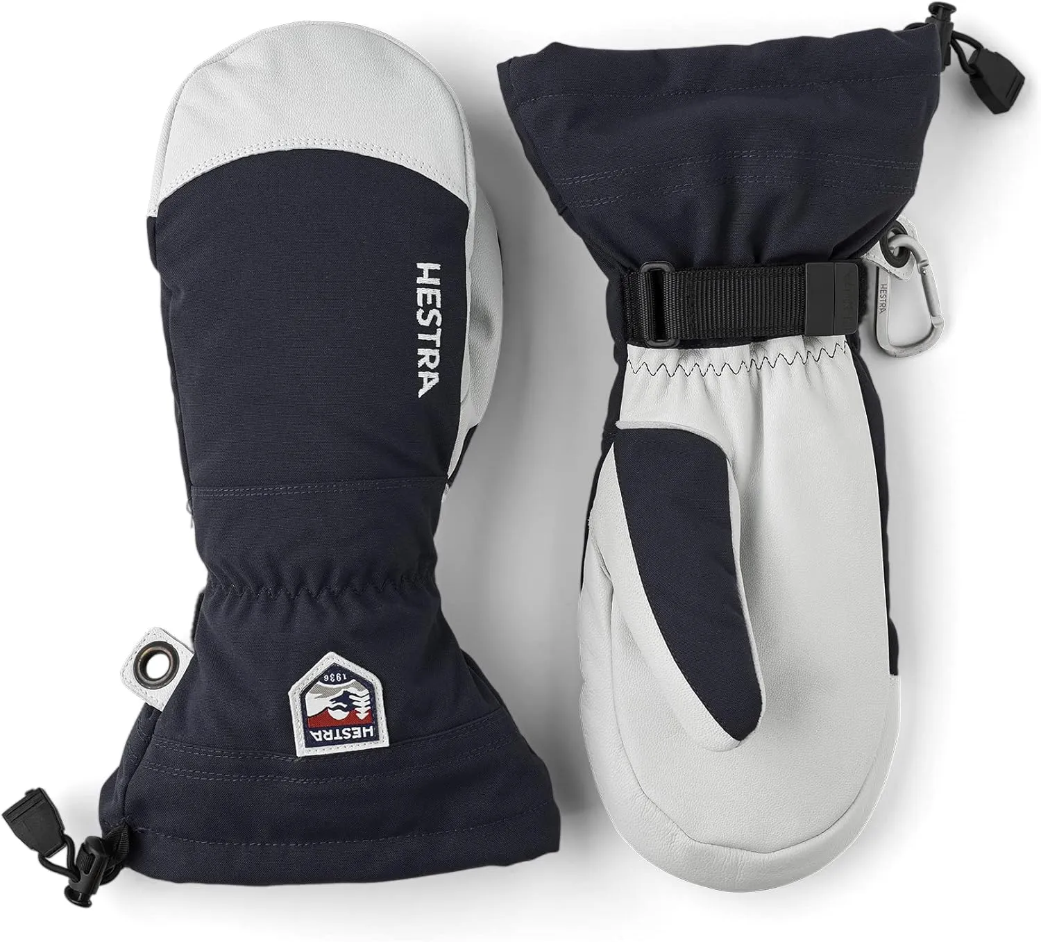 Hestra Army Leather Heli Ski Mitt, Snow Mitten Glove for Skiing & Snowboarding for Men & Women