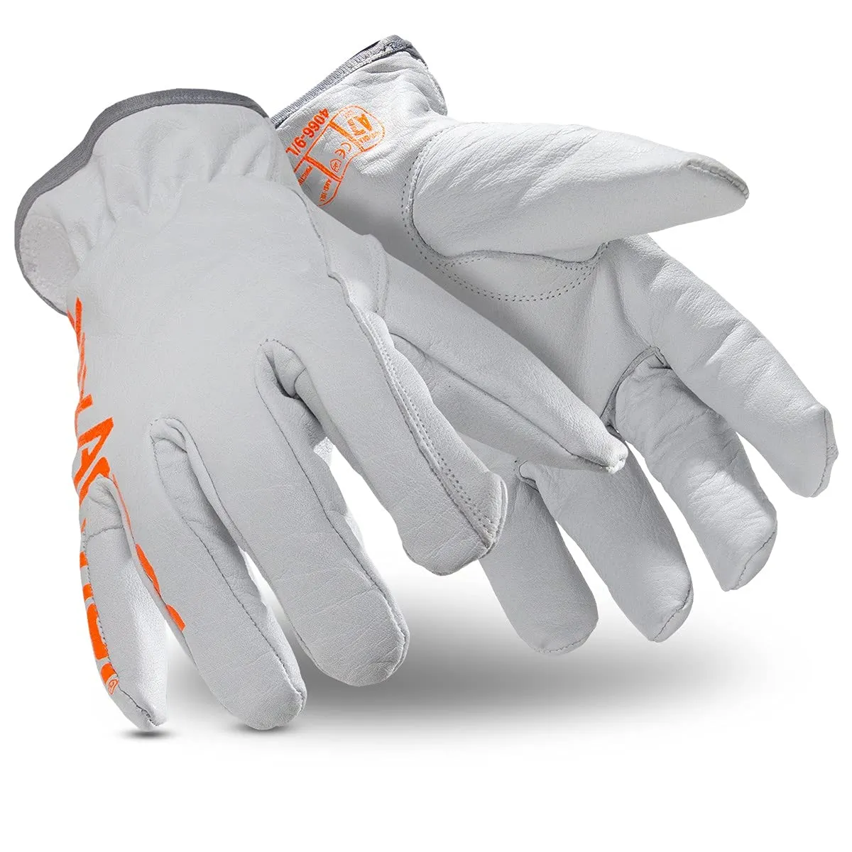 HexArmor Cut and Heat Resistant Leather Work Gloves | Chrome SLT ® Series 4066 | X-Large
