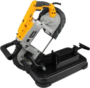 Hoteche Portable Band Saw 9.2-Amp 5-Inch Cutting Capacity Variable Speed Compact Band Saw with Stand for Woodworking and Metalworking