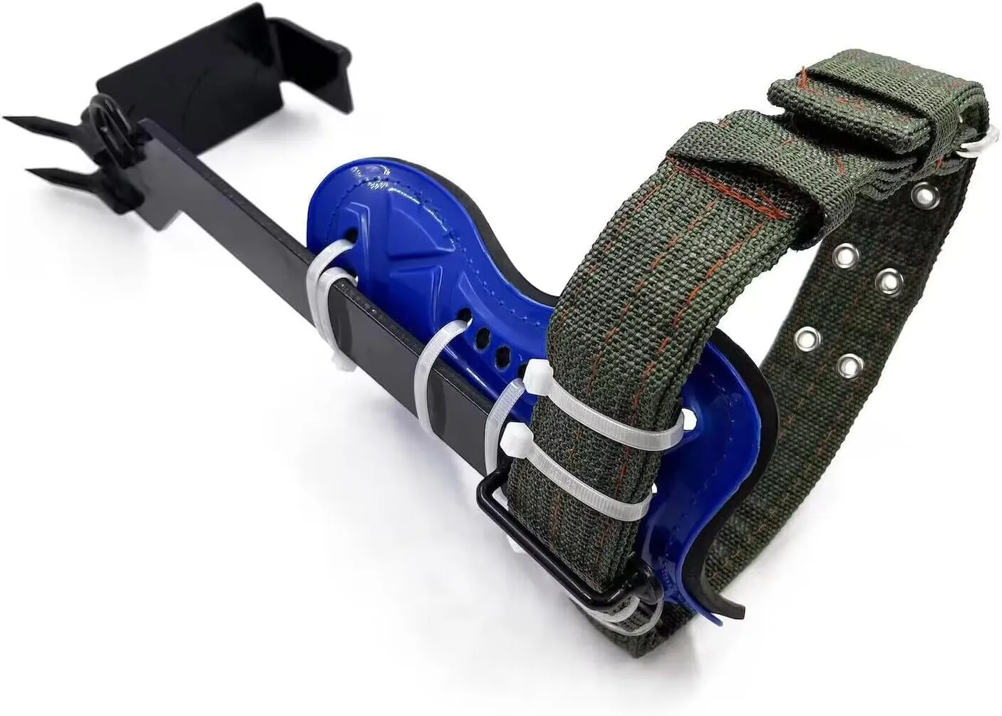 HTTMT- Upgraded Tree/Pole Climber Climbing Spike Kit, Safety Adjustable Belt Lanyard Rope Rescue Belt With 2 Sturdy Gears,Life Adventure,Picking Fruit,Hunting Observation [P/N: ET-OUTDOOR002-A-RAW]