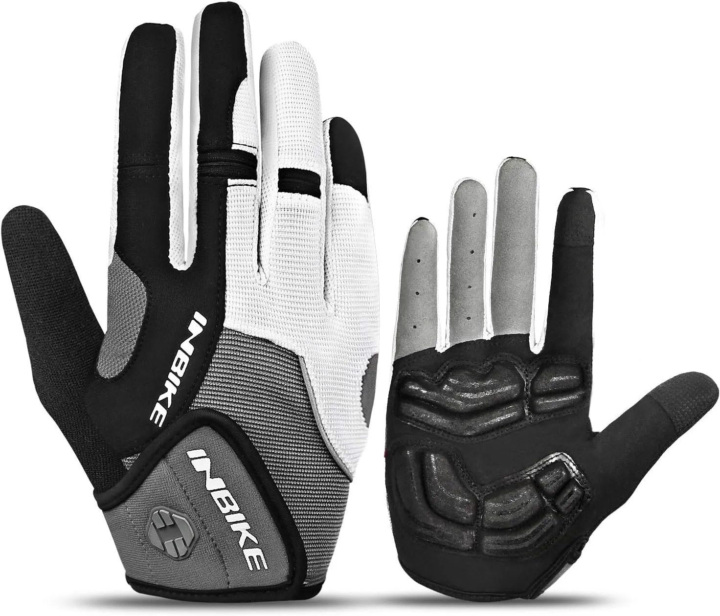 INBIKE 5mm Gel Padded Mens Cycling Gloves Breathable & Wear Resistant