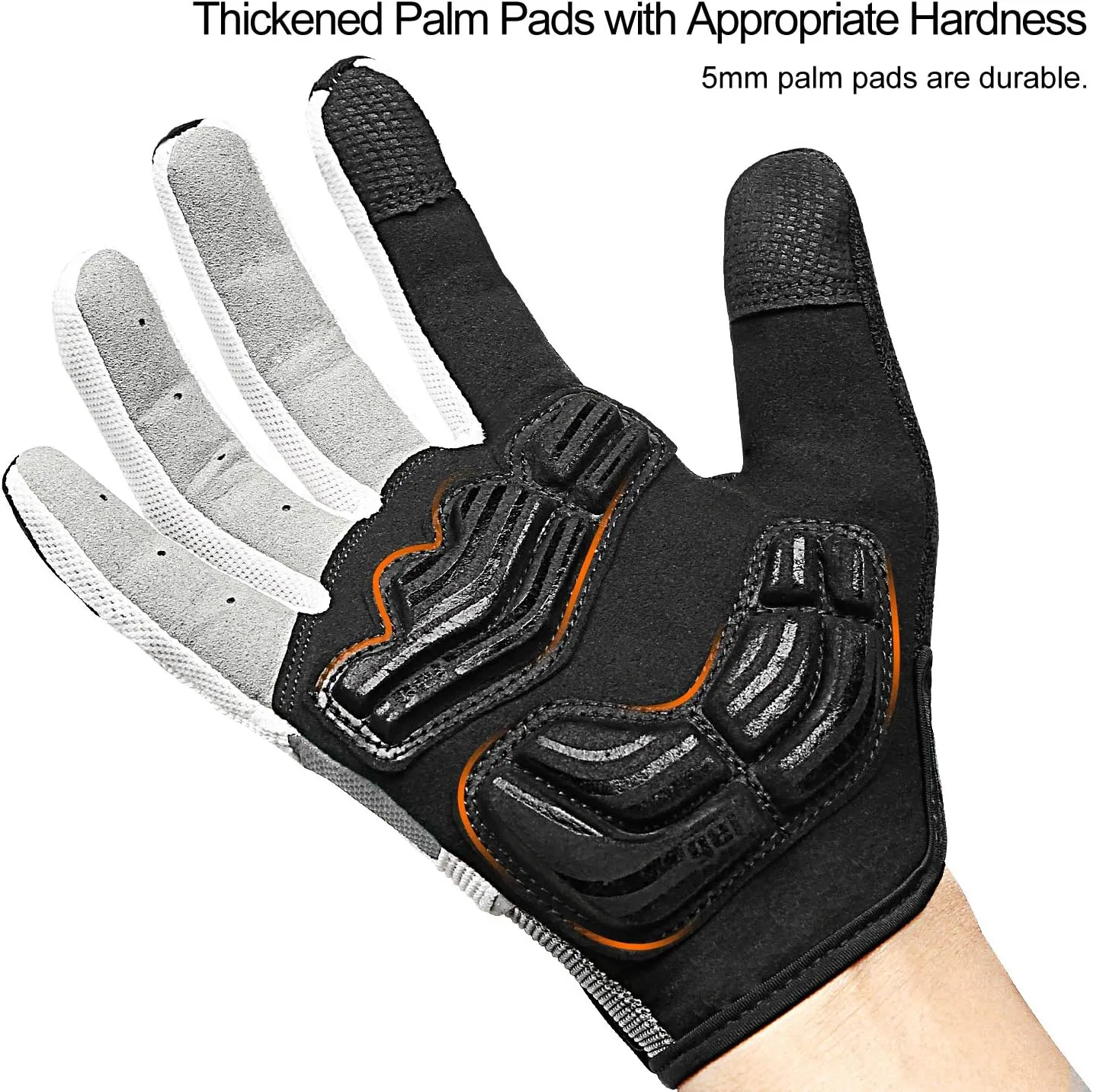 INBIKE 5mm Gel Padded Mens Cycling Gloves Breathable & Wear Resistant