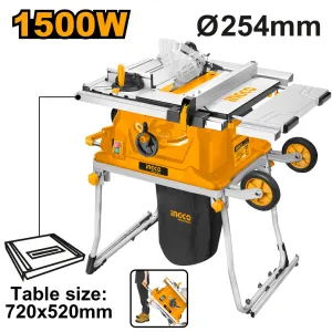 Industrial Electric Table Saw Heavy Duty 1500 Watts TS15008