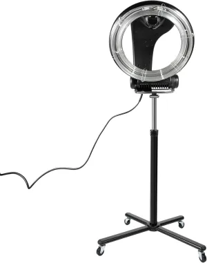 Infrared Hair Dryer, 110V 1300W Orbiting Infrared Hair Dryer on Wheels, 3-in-1 Multi-Functional Standing Hair Steamer for Deep Conditioning, Professional Color Processor for Salon SPA Home