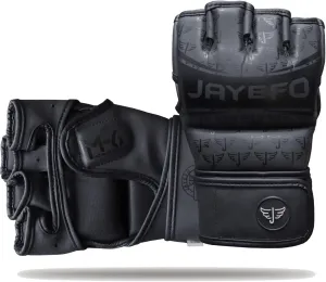 Jayefo Sports M-6 MMA Boxing Gloves for Men & Women Mixed Martial Arts Open Palm Kickboxing Glove for Punching Bag Sparring Muay Thai Karate