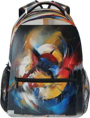 JSTEL Kid Graffiti Art Backpack,Elementary School Backpack Graffiti Art Kid Bookbag for Boy Girl Ages 5 to 13,06