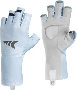 KastKing Ultimate Angler Fingerless SPF Sun Gloves, UPF50  Sun Protection Fishing Gloves, Hydrocool® Technology, Open Palm Design, Extended Cuff UV Protection Gloves for Fishing, Hiking, and Cycling