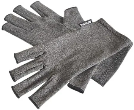 KenkoTherm Compression Glove for Nikken - Long Compression Gloves Women and Men - Compression Gloves for Swelling - Ceramic Reflective Fibers & Limited Edition Support - Compression Gloves Men Medium