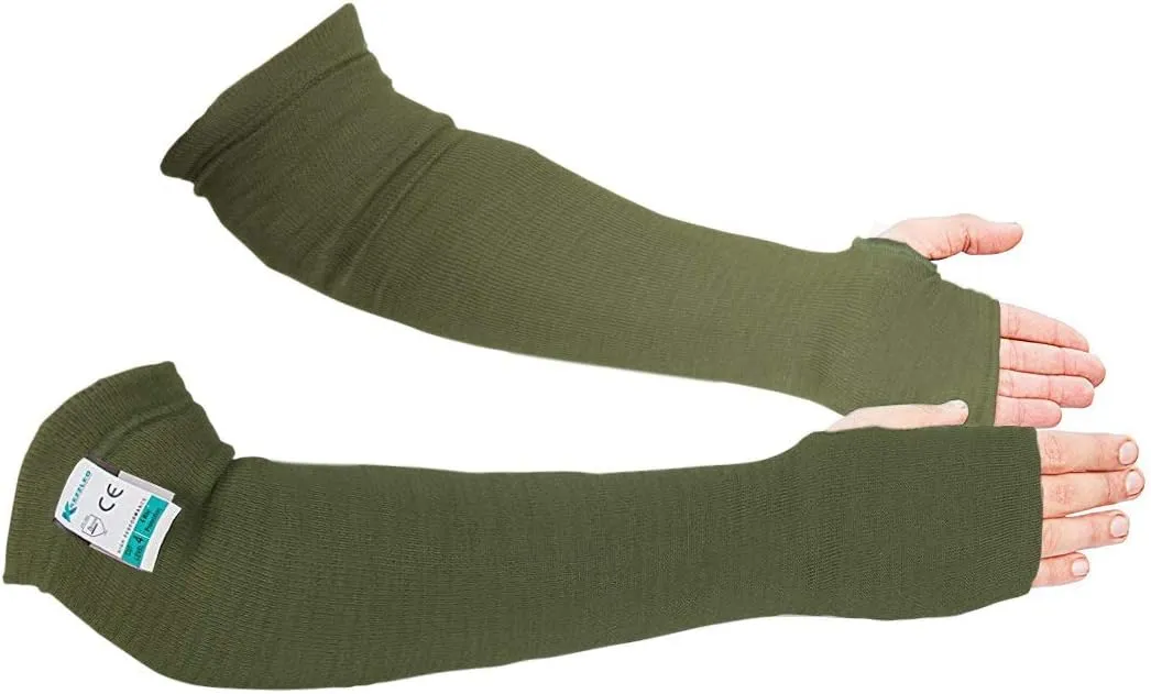 KEZZLED- Protective Arm Sleeves, Cut/Scratch/Heat Resistant with UV Protectors Safety for Garden Kitchen Work-18Inches