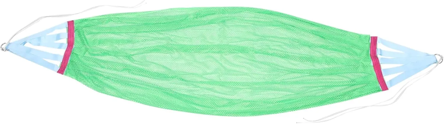 KICHOUSE 1set Outdoor Mesh Hammock for Camping Portable Single Person Travel Hammock Straps Carry Pouch for Outdoor Adventures Beach Relaxation and Backyard Use