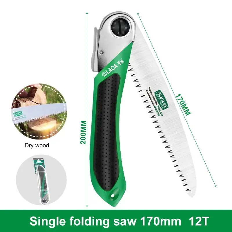 LAOA Garden Saw Pruner Secateurs Pruning SK5 Gardening Serra Camping Saws Foldable Sharp Tooth DIY Woodworking Hand Tool