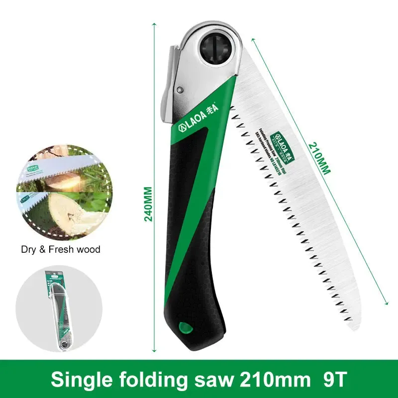 LAOA Garden Saw Pruner Secateurs Pruning SK5 Gardening Serra Camping Saws Foldable Sharp Tooth DIY Woodworking Hand Tool