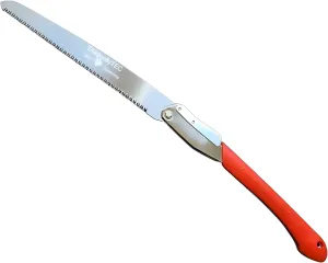 Large Folding Saw:Extra-Long 14-Inch Blade Camping Saw for Hiking Camping.Folding Camp Saw with Pulse Harded Blade for Dry Wood/Tree Trimming,Folding Hand Saw is SK5-Steel