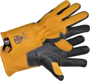 Leather Welding Gloves 13 inches Fire Heat Resistant Welder Glove For Mig Forge Stick BBQ Grill Kevlar Stitching