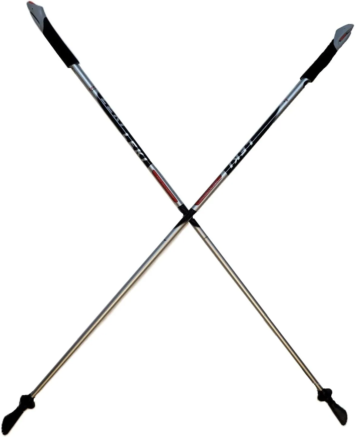 LEKI Nordic Walking Pacer T3 Ultra Lightweight Carbon 115cm Silver
