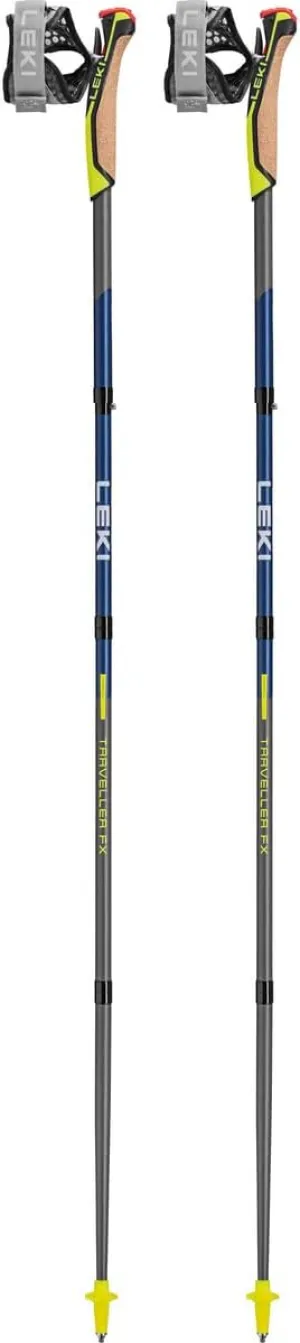 LEKI Traveller FX.One Carbon Collapsible Lightweight Trekking Poles for Hiking & Trail Running
