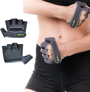 Lifting Workout Gloves - Fingerless Gym Workout Hand Protection, Grip Gloves for Weightlifting, Crossfit and Sports, Workout Gloves for Men & Women, Great for Training, Climbing, Biking & More
