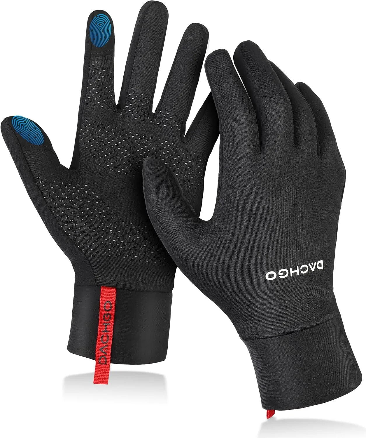 Lightweight Touchscreen Running Gloves, Thermal Gloves Liner Warm Gloves for Cold Weather for Men Women, Perfect for Cycling Running Driving Hiking Walking Sporting