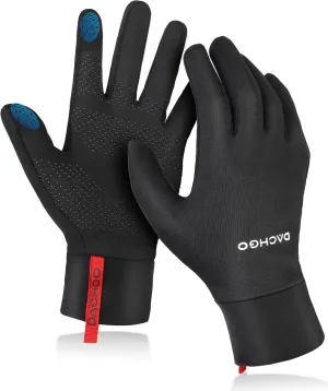Lightweight Touchscreen Running Gloves, Thermal Gloves Liner Warm Gloves for Cold Weather for Men Women, Perfect for Cycling Running Driving Hiking Walking Sporting