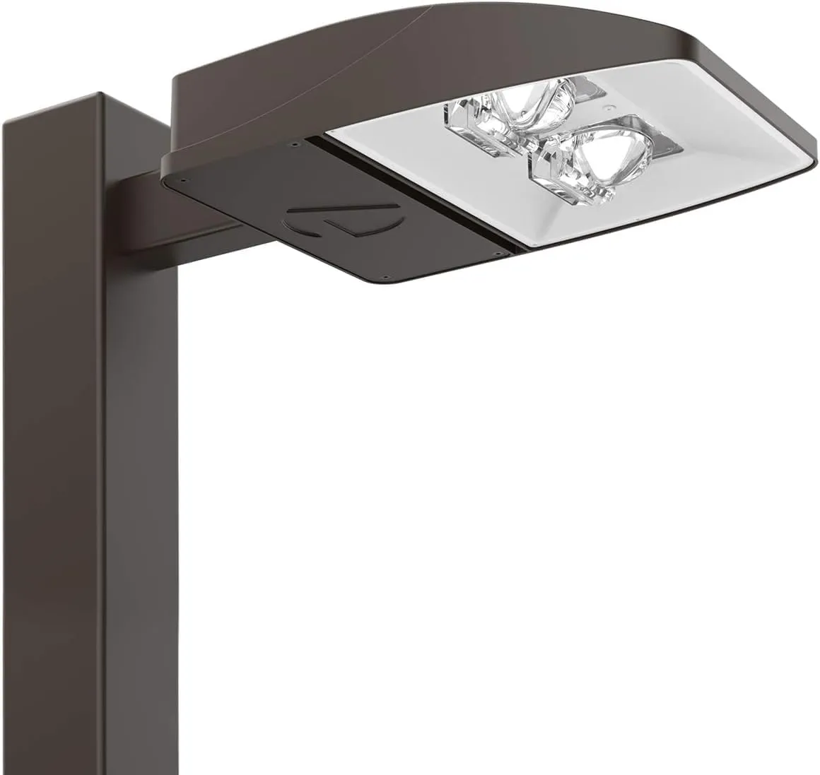 Lithonia Lighting ESX1 LED P4 5000K Outdoor Type 3 Optic MVOLT Universal Pole Mounting Bi-Level Area Light in Bronze